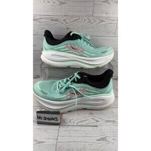 Hoka One One Bondi 9 Green US 9D Womens Mesh Upper Sneakers Running Shoes #700